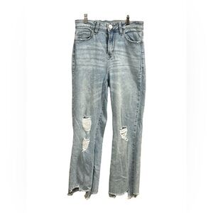 SOL Super High Rise Jeans Blue Distressed Women’s  Size 7 28w